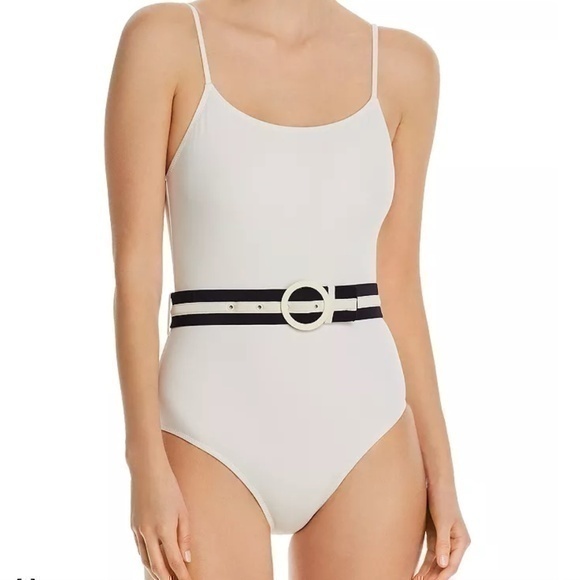 SOLID & STRIPED Other - NWT! SOLID & STRIPED The Nina Belt One Piece Cream XL